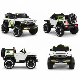 jn creations 12V Kids Ride on 4X4 Heavy Duty Jumbo Jeep WN-1166 | Jeep Battery Operated Ride On image 4