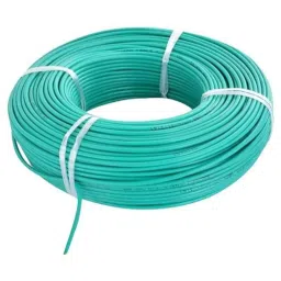 Ramson 1.5 Sqmm Single Core PVC Insulated Green Copper Cable, Length: 90 m image 2