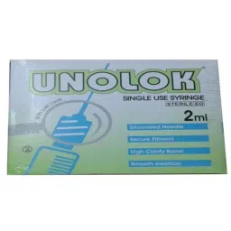 HMD 50 Pcs Unolok 2ml Polypropylene Syringe-picture-23