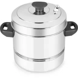Classic Essentials Stainless Steel Silver Induction Base Idli Cooker Maker with 6 Plates image 4