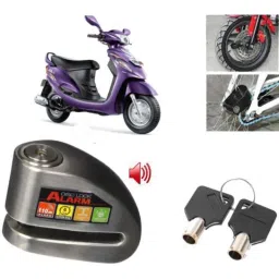 Auto Pearl Steel Black Anti-Theft Alarm Disc Brake Lock for Rodeo RZ, Lock_501-picture-17