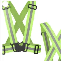 Biking Brotherhood Neon Reflective Strap image 2