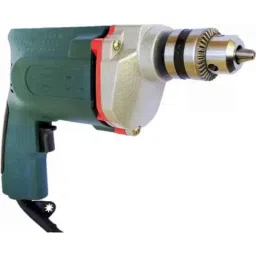 Imported 10mm 350W Blue Heavy Duty Electric Drill Machine with 1Pc 1/4 inch Masonry Drill Bit, 20Pcs Screw Patch, 1Pc HSS Wood Bit Set Power &a; Hand Tool Kit image 3
