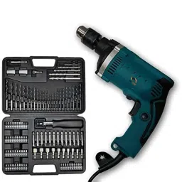 Krost Metal Reversible Hammer With Multi Toolkit Screwdriver And Drill Bit Set (Black, 109 Piece)-picture-32
