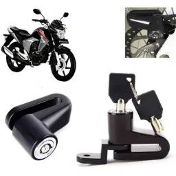 Auto Pearl Steel Black Heavy Duty Anti-Theft Disc Brake Lock for Dazzler, Lock_340-picture-22