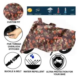 Mobidezire Polyester Jungle Scooty Body Cover for Suzuki Swish (Pack of 2) image 3