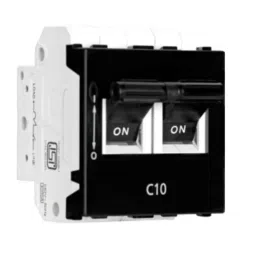 Anchor Ziva 25A Double Pole C Curve Mini Modular MCB, 68993B, Breaking Capacity: 3 kA-picture-23