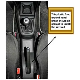 Kozdiko Beige Chrome Finish Car Armrest for Chevrolet Captiva image 3