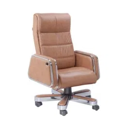 Master Labs Leatherite Torsion Bar Mechanism Revolving Chair with Fixed Arm, MLF-195-picture-20