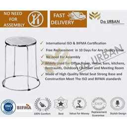 Da Urban S Steel Multi Purpose Stack Stool (Pack of 5) image 5