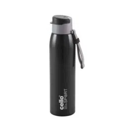 Cello Ener-G 600ml Black Stainless Steel Vacuum Sports Bottle, 405CSSB0501 (Pack of 5)-picture-13