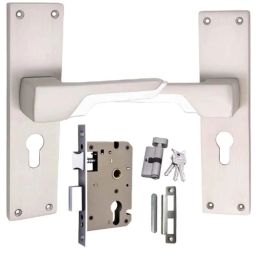 ATOM 230mm Alloy Steel Silver Satin Finish Mortise Door Lock Set, MH-O55-CY-SS-OSK-picture-39