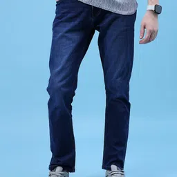 v-mart Men Skinny Mid Rise Blue Jeans-picture-23