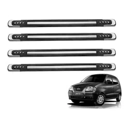 Kozdiko 4 Pcs Designer Black Bumper Protector Set for Hyundai Santro Santro Xing, Koz-33839-picture-17