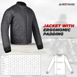 AllExtreme EX-RWL-B-2XL Black Thermal Running Winter Liner Softshell Windbreaker Jacket with Full Sleeved, Size: 2XL image 3