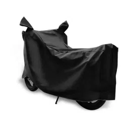 POLYMAXX Polyester Black Waterproof Bike Body Cover with Carry Bag for VXL BS6, BLACK100BIKE 5-225 image 2