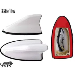 Auto Pearl ABS White Universal Replacement Shark Fin Car Roof Antenna For Chevrolet Tavera Type1 image 3