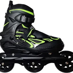 finior 3 Wheel Inline Skating Kids with Skating Protection Kit Set In-line Skates - Size Free UK image 5