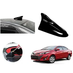 Auto Pearl ABS Black Universal Replacement Shark Fin Car Roof Antenna For Toyota Yaris-image-79