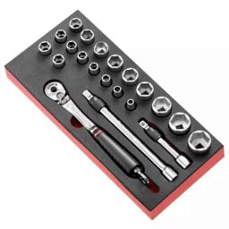 Facom Non Impact 1/2 Socket Set Black &a; Red Foam Tool Tray, MODM.SL1SLS-picture-10