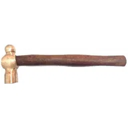 Lovely 1000g Copper Ball Pein Hammer with Wooden Handle image 2