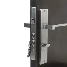 Homexpert LB306-OSK 10 inch 60mm Stainless Steel Silver Cylindrical Plate One Side Key Mortise Door Lock Set-image-35