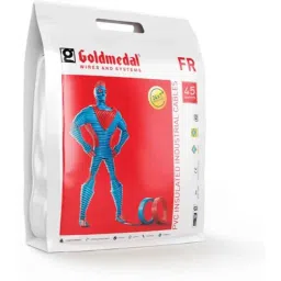 Goldmedal 2.5 Sqmm Single Core Red Copper FR PVC Insulated Wire, Length: 45 m image 2