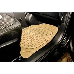 Kozdiko 6255TW 5 Pcs PVC &a; Rubber Beige Light Weight Car Mat Set for Honda City Idtec, KOZ_7510 image 2