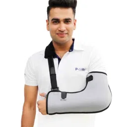 p care P+caRe Grey &a; Black Comfort Arm Sling, B2004, Size: XL-picture-27