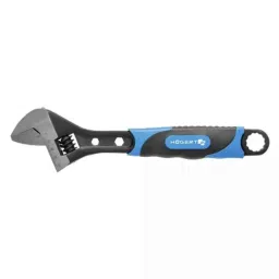 Hogert Technik 8 inch Alloy Steel Blue &a; Black Adjustable Wrench, HT1P552-picture-24