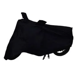 Riderscart Polyester Black Waterproof Two Wheeler Body Cover with Storage Bag for Royal Enfield Classic 350 Classic Black-picture-37