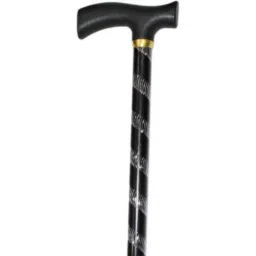 MCP 50cm Black Aluminum L Type Walking Stick image 3