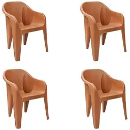 Italica Polypropylene Camel Luxury Arm Chair, 2019-4 (Pack of 4)-picture-16
