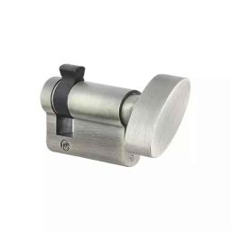 Dorset CL 407 H SS 70mm Stainless Steel Silver Satin Finish Half Pin Cylinder Lock (Pack of 2)-picture-1