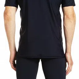 aqua holic Solid Men Black Tights image 2