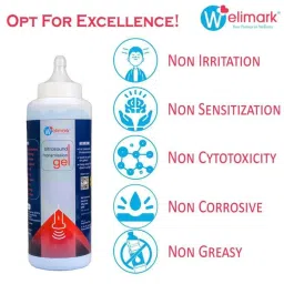 Welimark WM-USG-01 5000ml Blue Physiotherapy Ultrasound Gel for Diagnostic &a; Professional Use, 03-5XS7-SG44 (Pack of 20) image 3
