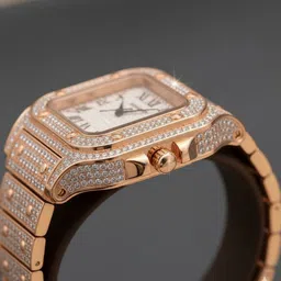 house of common Shimmering Rose Gold Tone Dress Watch Analog Watch - For Men & Women A1413-picture-25