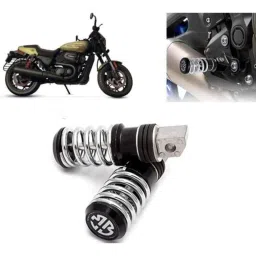 Auto Pearl 2 Pcs Steel Black Foot Rest Spring Coiled Set for Street Rod-picture-12