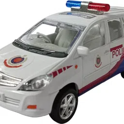 amisha gift gallery Pull Back Innova Police Car for Kids (Multicolor)-picture-23