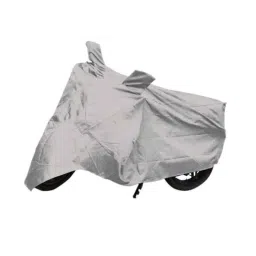 Love4Ride Silver Two Wheeler Cover for TVS Victor GLX-picture-13