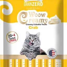 signature Grain Zero Creamy Lickable (15g x24 Pieces) Crab Cat Treat-picture-10