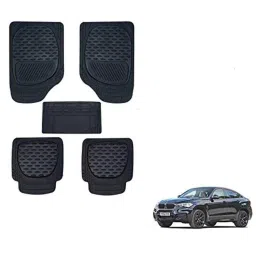 Kozdiko 6255 5 Pcs Rubber &a; PVC Black Heavy Car Foot Mat Set for BMW X6-picture-33