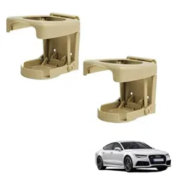 Kozdiko Plastic Beige Foldable Car Drink Holder for Audi A7 (Pack of 2)-picture-10