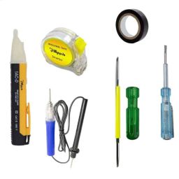 Hillgrove HGCM435M1 90-1000V Electrical Non Contact Voltage Tester, 3m Measuring Tape, Electrical Tape, Line Tester, Continuity Tester &a; 2-in-1 Screwdriver Combo, HGCM734-picture-19
