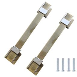 Atom Amaze 12 inch Brass Antique Finish Zinc Pull Handle (Pack of 2)-picture-11