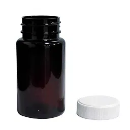 Patco Pharma 100ml Polypropylene Dark Amber Empty Bottle for All Type of Medications (Pack of 100) image 2