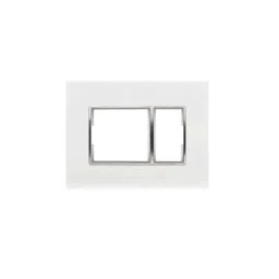 Anchor Penta Modular Polycarbonate 16 Module White &a; Silver Chrome Gina Cover Plate, 65816 (Pack of 5)-picture-17