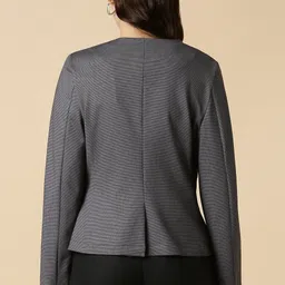 allen solly Women Solid Single Breasted Formal Blazer image 2