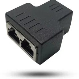 Octec RJ45 Ethernet Splitter 1 to 2 Way LAN Female Laptop | Desktop | Modem | Router Lan Adapter-picture-25