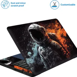SCOTLON All Panel_Astronaut with helmet_Premium Laptop Skin Vinyl Laptop Skin Compatible for 15.6 inch image 2